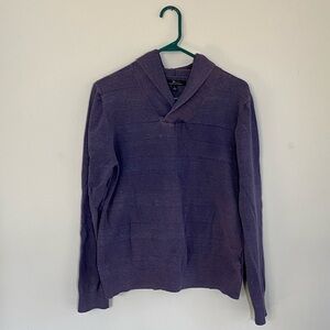 Marc Anthony Women’s 100% Cotton Purple Pullover Lightweight Sweater Size Large